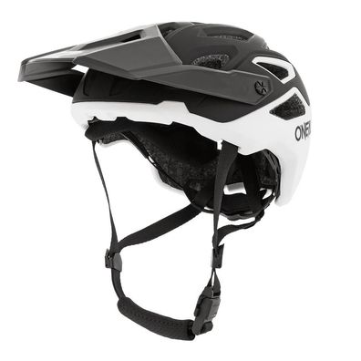 O'NEAL Bike Helm Pike Solid Black/ White - Größe: L/ XL (58-61cm)
