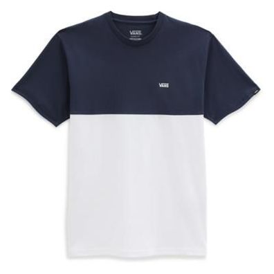 VANS T-Shirt Colorblock Tee white/ dress blues - Größe: XS