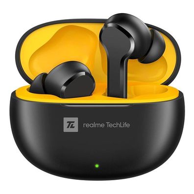 Realme Buds T100 Bluetooth Kopfhörer Headset mit Ladeetui - Schwarz