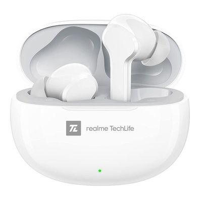 Realme Buds T100 Bluetooth Headset Kopfhörer, AI ENC-Technologie - Weiss