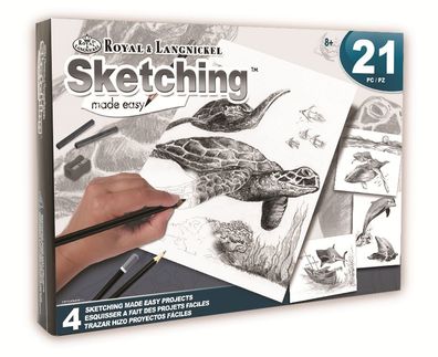 Royal & Langnickel AVS-SME215 Sketching SeaLife Box