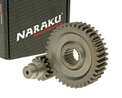 Getriebe sekundär Naraku Racing 14/39 + 10% für GY6 125/150ccm 152/157QMI