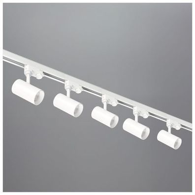 3-Phasen-Schienen-Set Nextrack - Schienensystem Komplett-Set mit 5x GU10-Lampe Weiß