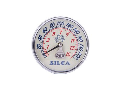 SILCA Manometer für Pista / SuperPista von 1960 bis 2013, 15 bar / 210 psi