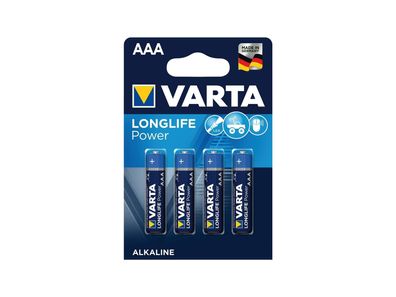 VARTA Batterie "Longlife Power - High En Micro (LR03, AAA), 4 Stück