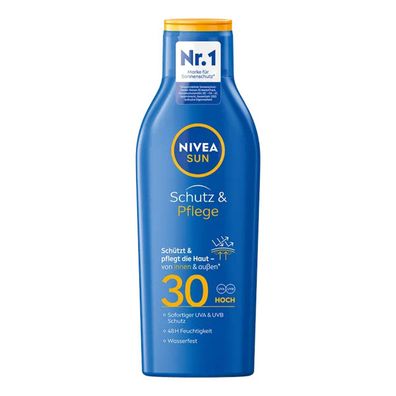 Nivea Sun Sonnenmilch Schutz und Pflege LSF 30 Wasserfest 250ml