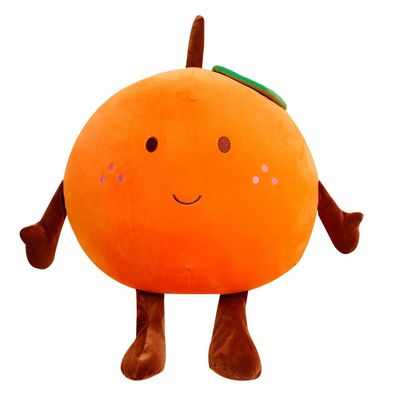 orange Puppe Happy Fruit kissen Plüsch Spielzeug Plüschtiere