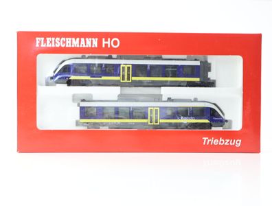 Fleischmann H0 874420 Triebwagenzug 2-tlg. Eurobahn BR VT 4.04 / NEM DSS