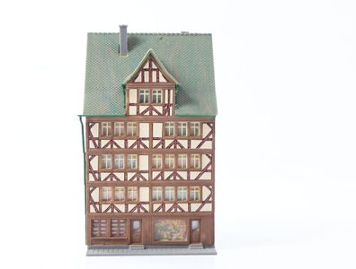 Kibri Z Gebäude Wohnhaus Fachwerkhaus Altstadthaus mit Ladengeschäft
