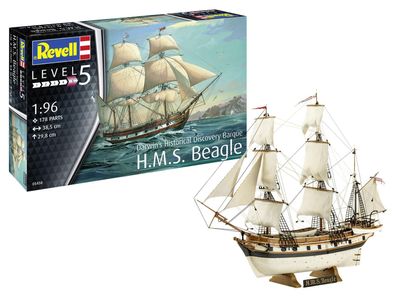 Revell Darwin´s Historical Discovery Barque H.M.S in 1:96 Revell 05458 Bausatz