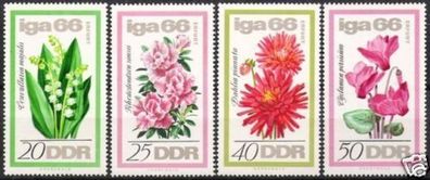 DDR Nr.1189/92 * * IGA Erfurt 1966, postfrisch