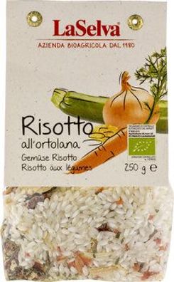 LaSelva 6x Gemüse Risotto - Trockenmischung mit Reis und Gemüse 250g