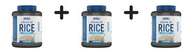 3 x Applied Nutrition Cream of Rice (2000g) Unflavoured