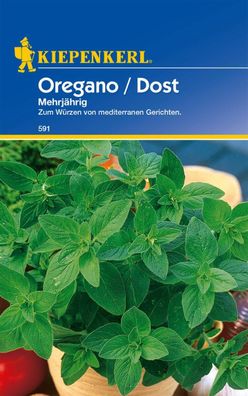 Oregano (mehrjährig), Wilder Majoran / Dost, Inhalt für ca. 50 Pflanzen,