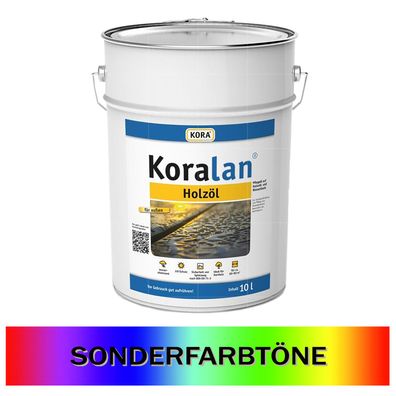 KORA Koralan Holzöl 10 LTR Hartholzöl Pflegeöl Möbelöl Holzschutzöl WPC-Öl Sonderton