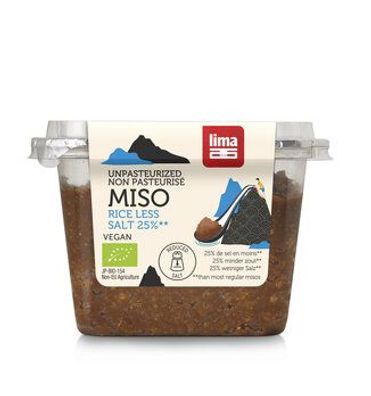 Lima 6x Rice Miso 25% less Salt nicht pasteurisiert 300g