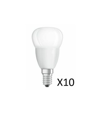 10 Stück Osram LED Tropfenlampen 5,7W(40W) 827 470lm Matt E14