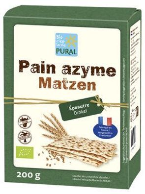 Pural 6x Matzen Dinkel 200g