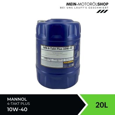 Mannol 4-Takt Plus 10W-40 20 Liter
