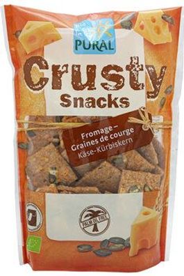 Pural 3x Crusty Snacks Käse Kürbiskern 110g