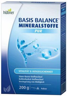 Hübner 3x BASIS Balance® Mineralstoffe PUR 200 g 200g