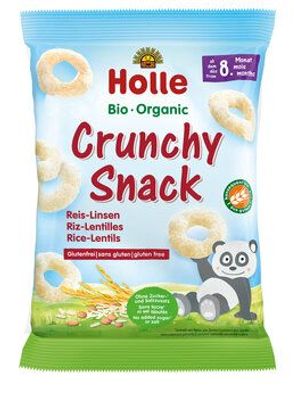 Holle 6x Bio-Crunchy Snack Reis-Linsen 25g