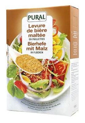 Pural 6x Bierhefeflocken mit Malz 200g