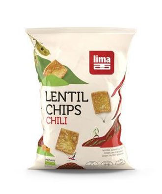 Lima 6x Lentil Chips Chili 90g