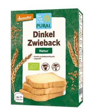 Pural 3x Dinkel Zwieback demeter 200g