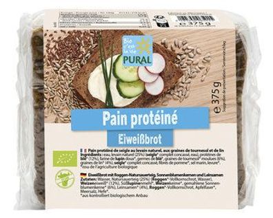 Pural 6x Eiweiß-Schnittbrot mit Roggen-Natursauerteig 375g