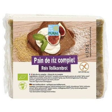 Pural 6x Reis Vollkorn-Schnittbrot glutenfrei 375g