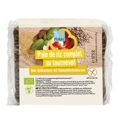 Pural Reis VK-Schnittbrot mit Sonnenblumenkernen glutenfrei 375g