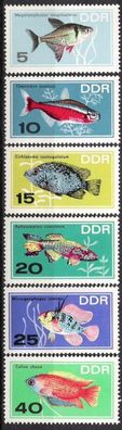 DDR Nr.1221/26 * * Zierfische 1966, postfrisch
