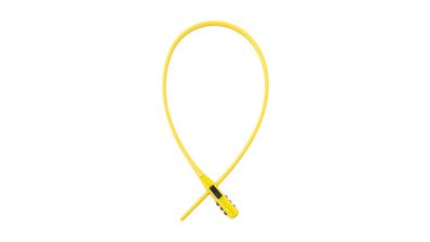 OXFORD Kabelschloss "Combi Zip Lock" 3-f gelb
