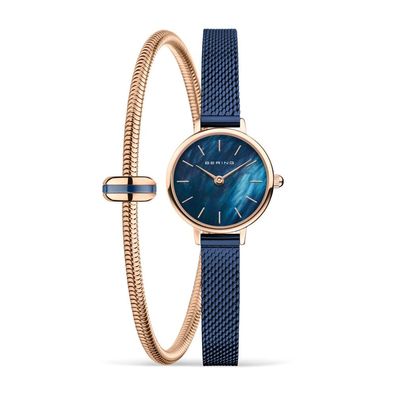 Bering - 11022-367-Lovely-3-GWP190 - Set Armbanduhr und Armband - Damen - Quarz