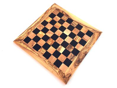 Schachspiel gerade Kante Größe wählbar ohne Schachfiguren Brett,