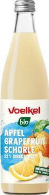 Voelkel 6x Apfel Grapefruit Schorle 52% Direktsaft 0,5l