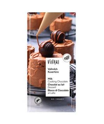 Vivani 6x Vollmilch Kuvertüre 200g