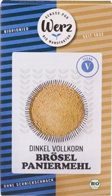 Naturkornmühle Werz 3x Brösel, Paniermehl, Dinkel Vollkorn 200g