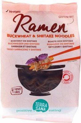 TerraSana 6x Ramen Buchweizen mit Shiitake 280g