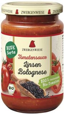 Zwergenwiese 6x Tomatensauce Linsen Bolognese 340ml