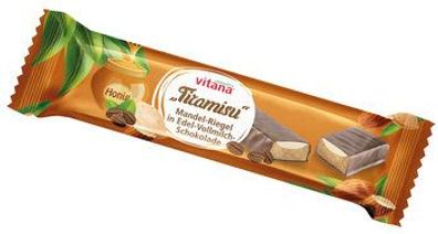 Vitana 6x Bio-Tiramisu Riegel mit Vollmilch-Schokolade überzogen 40g