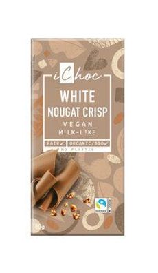 iChoc 3x White Nougat Crisp 80g