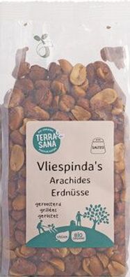 TerraSana 3x Erdnüsse mit Vlies, geröstet und gesalzen 250g