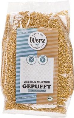 Naturkornmühle Werz 6x Vollkorn Amaranth gepufft, glutenfrei 125g