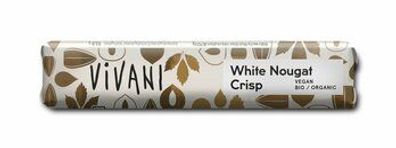 Vivani 3x White Nougat Crisp Riegel 35g
