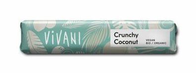 Vivani 6x Crunchy Coconut Schokoriegel 35g