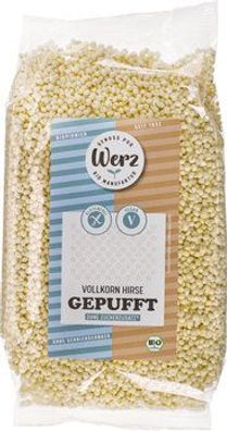 Naturkornmühle Werz 6x Vollkorn Hirse gepufft glutenfrei 125g