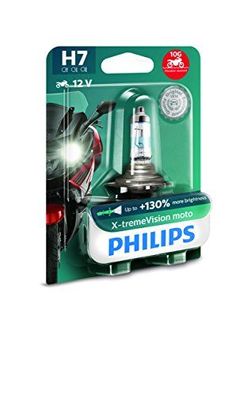 Scheinwerferlampe H7 Halogen, Sockel PX2 Philips "X-treme Vision Moto", 12 V 55 ...