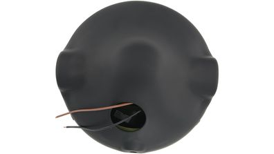 Scheinwerfer 7" (178 mm), Standlicht und 12 V H4, Gehäuse schwarz, Aufnahme oval